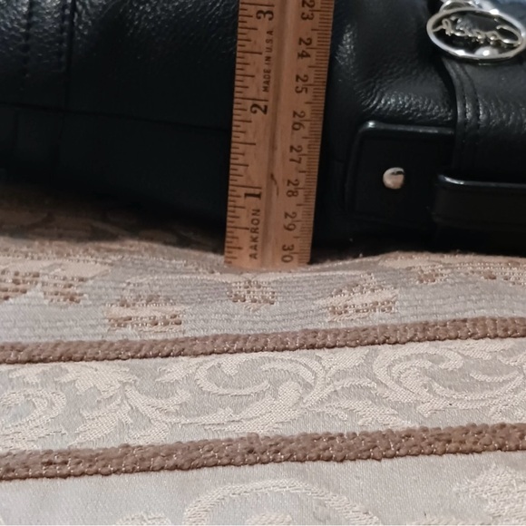 Coach Black Leather Chain Tote Bag Y2K EUC - Picture 15 of 15